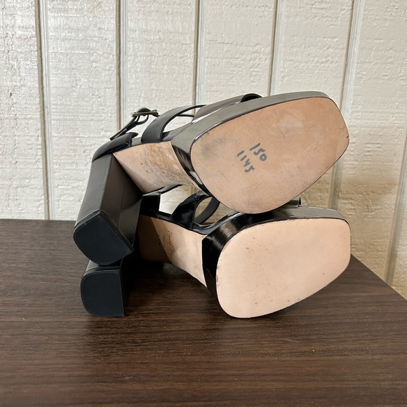 Elizabeth and James black and silver heels, size 9.5. - Picture 7 of 7